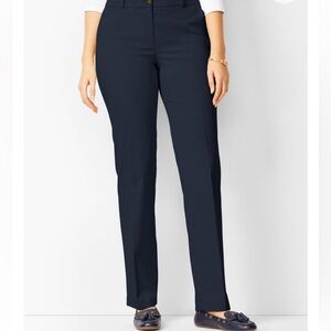 Talbots STRETCH COTTON CHINOS-straight leg,full lengthCURVY FIT 24W Navy BNWT